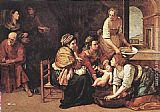 Birth Canvas Paintings - Birth of St John the Baptist